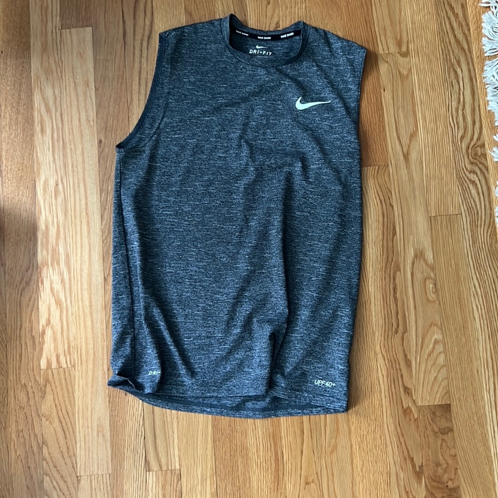 Nike muscle/swim shirt
